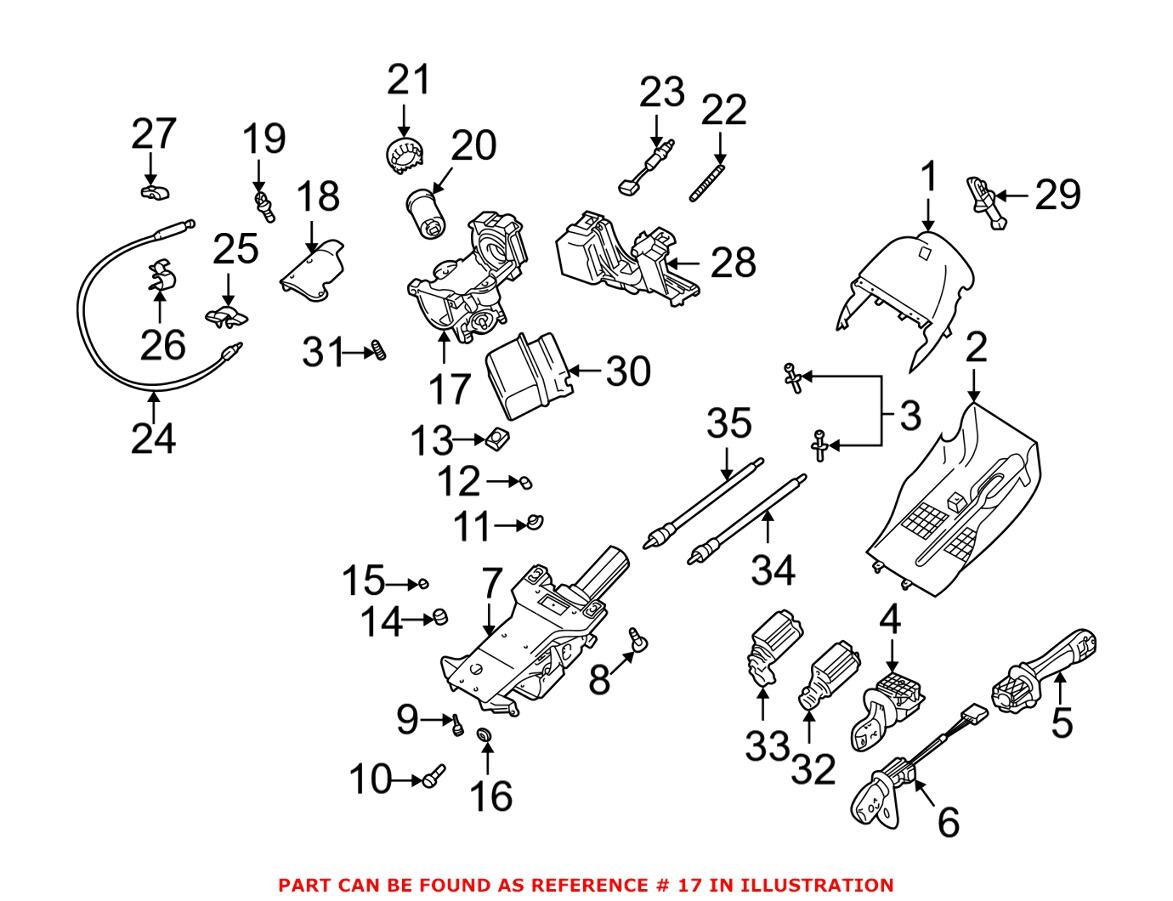 BMW Steering Column Lock 32321095995